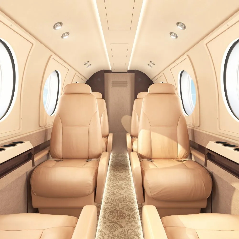 Interior jet privado